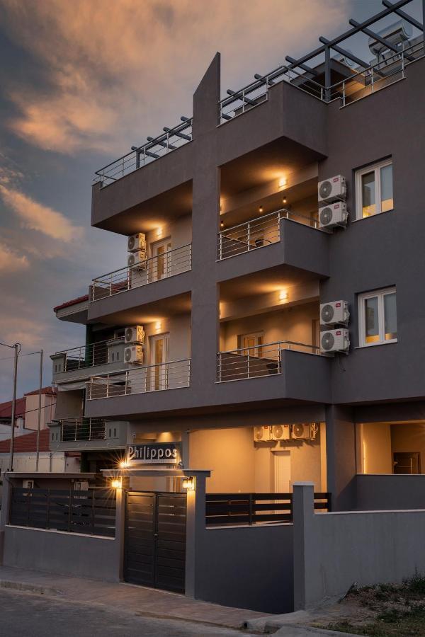Philippos Residences Leptokaryá Luaran gambar