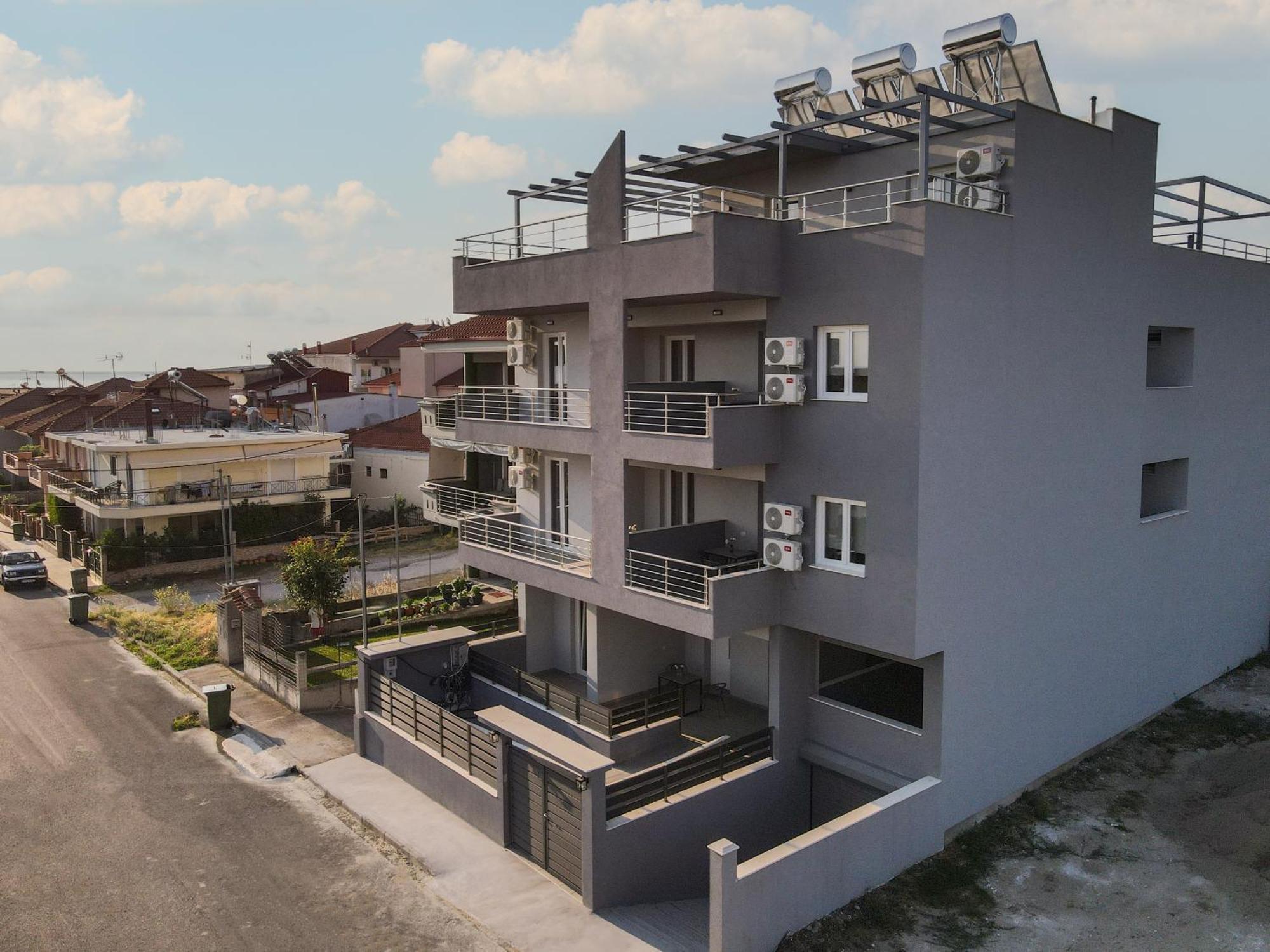 Philippos Residences Leptokaryá Luaran gambar